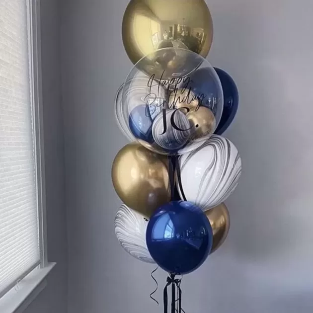 happy birthday ballon decor